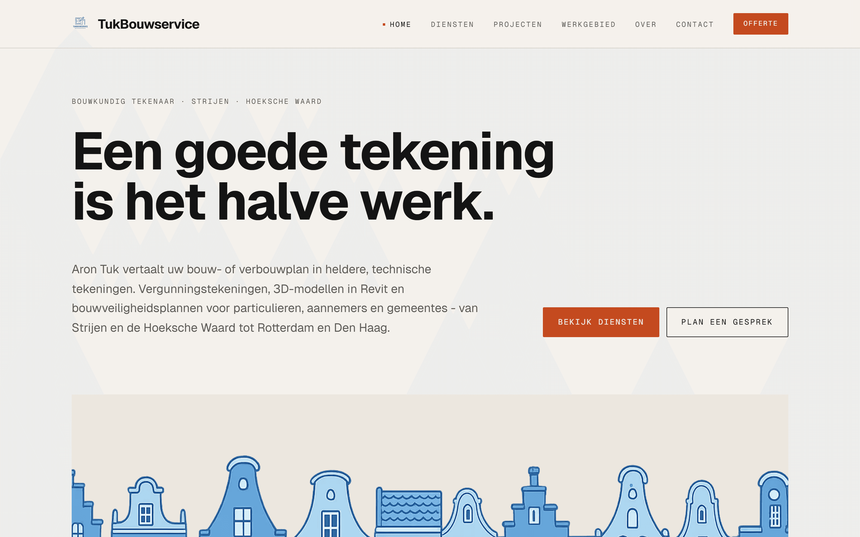 Homepage van TukBouwservice